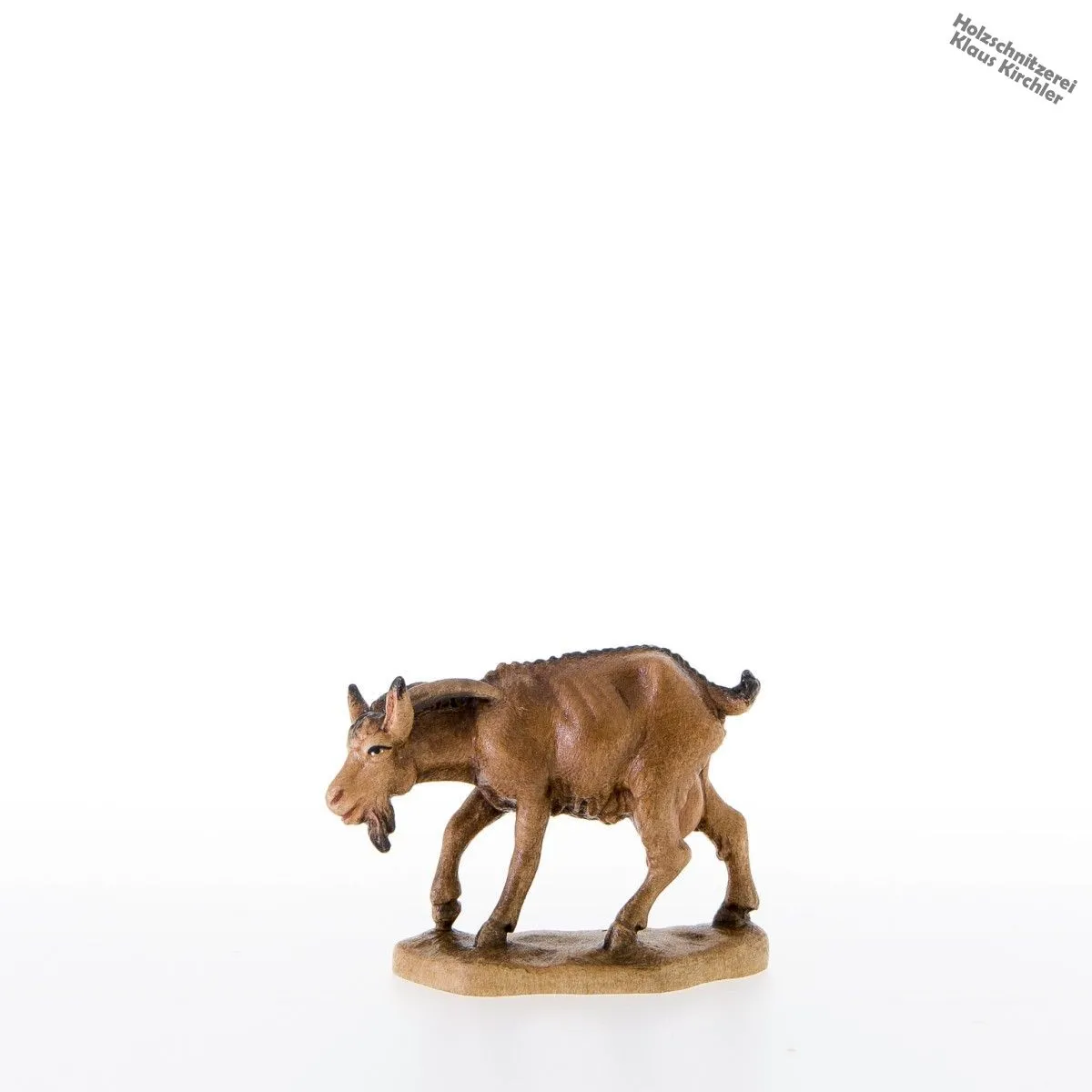 Capra con testa abbassata