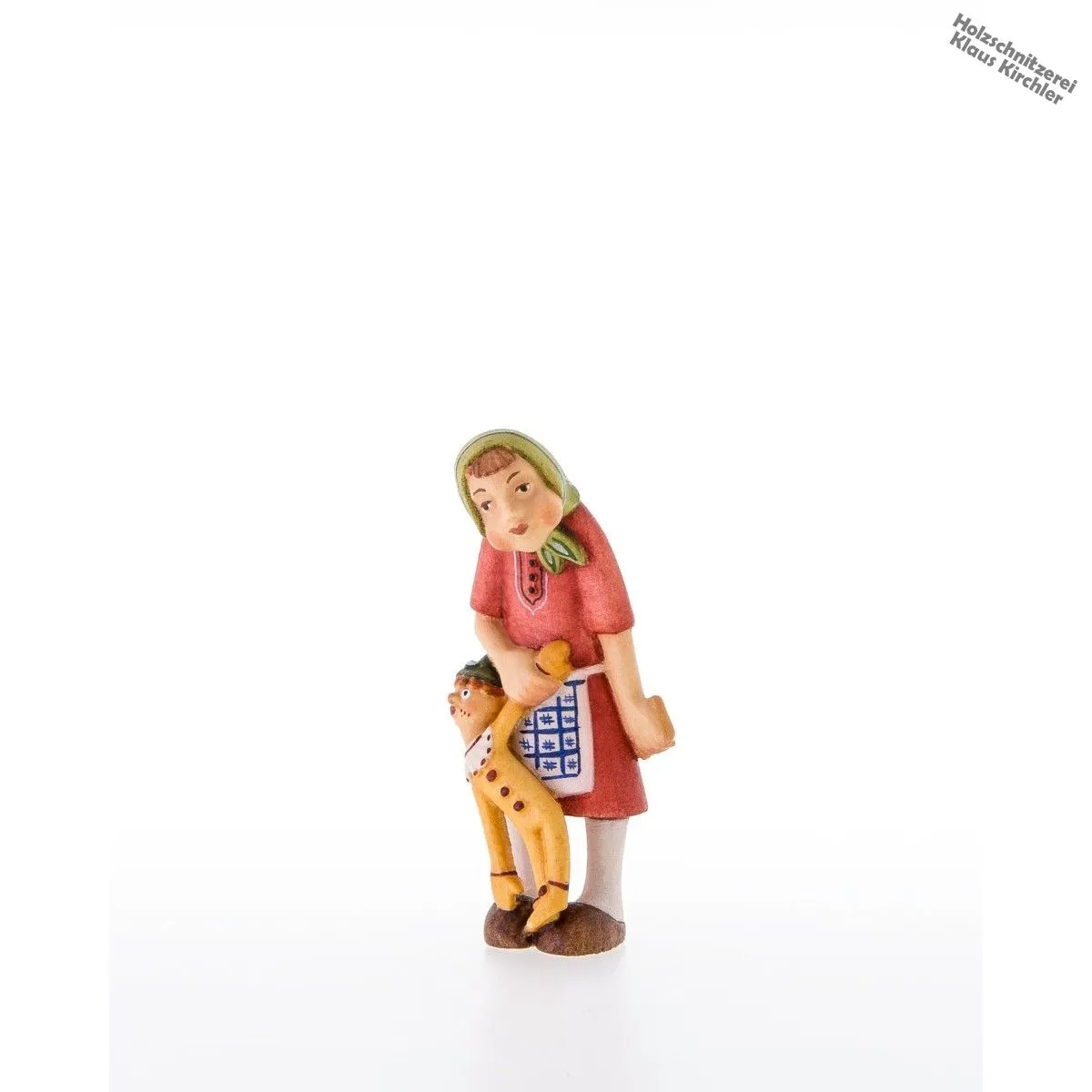 Zwillinge-Maedchen mit Stoffpuppe